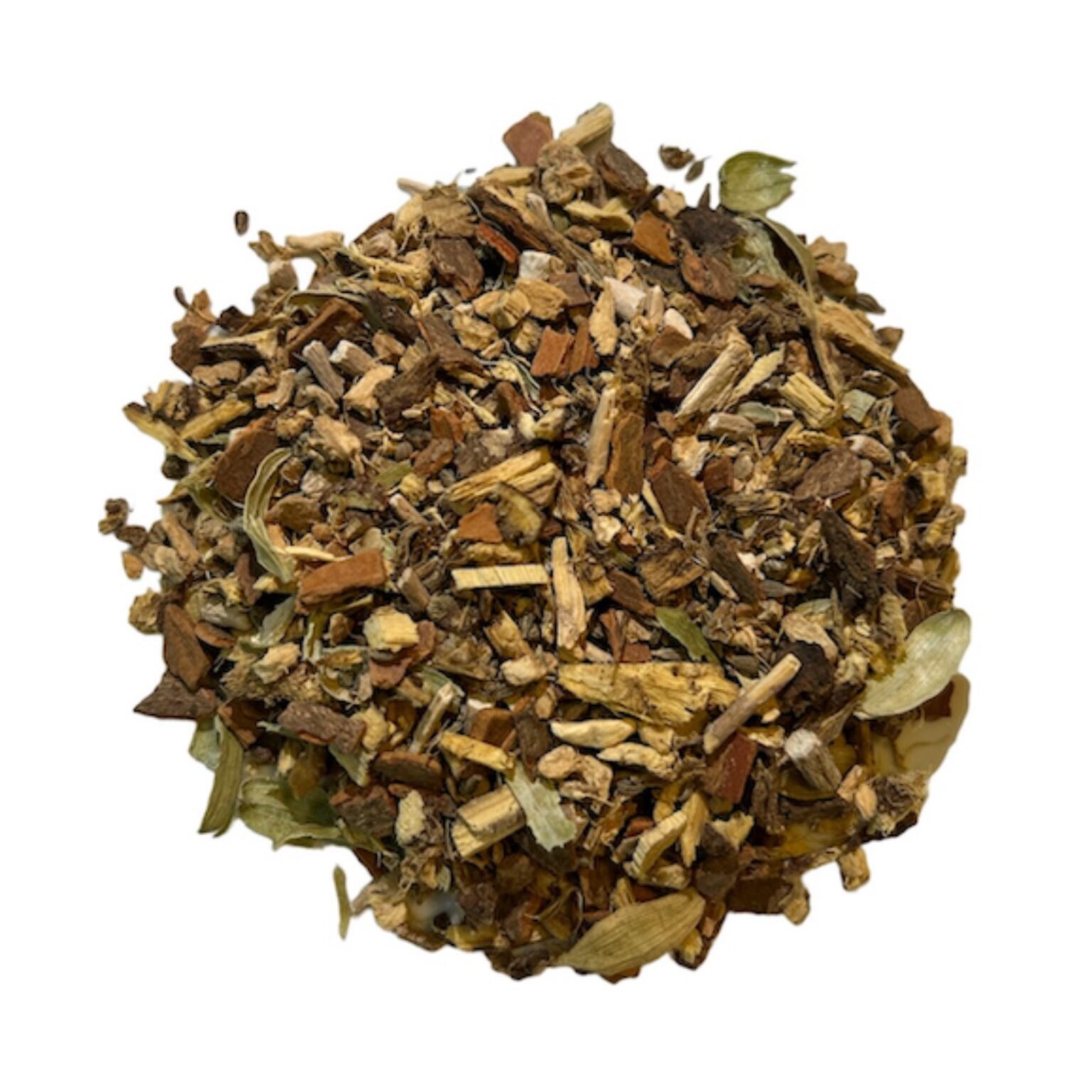 Vata Dosha Balancing Tea Organic ingredients including ginger, fennel, and cinnamon; crafted to calm and ground Vata dosha. Caffeine-free, antioxidant-rich, and ideal for promoting balance and relaxation