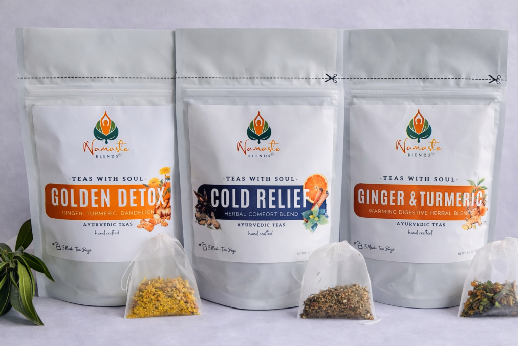 ginger turmeric herbal tea displayed in a minimalist setting with a white mug and warm neutral tones, caffeine free herbal tea with visible ginger pieces and turmeric root, warming botanical blend designed for daily wellness rituals and mindful living, cozy tea aesthetic, herbal tea for comfort and balance routine, wellness tea gift idea, tea presentation for self care and grounding daily habits