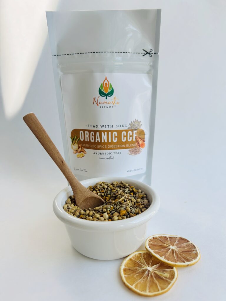 organic ccf tea bags herbal tea caffeine free ayurvedic tea cumin coriander fennel tea bags daily ritual tea organic herbal tea bags digestive style tea warm spiced herbal infusion loose leaf alternative tea bags small batch tea namaste blends tea cozy tea ritual calming tea simple herbal tea blend traditional ayurvedic tea cumin coriander fennel ginger turmeric herbal tea bags natural herbal tea gift tea bags for daily routine herbal tea pouch