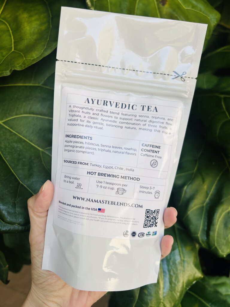herbal tea bags for gentle balance displayed in a minimalist setting with a white mug and soft neutral tones, caffeine free herbal tea sachets with visible botanicals designed for daily wellness rituals and mindful living, natural tea bags for flow and comfort routine, cozy tea aesthetic, wellness tea for self care and balanced lifestyle, tea bags presentation for daily rituals and intentional living