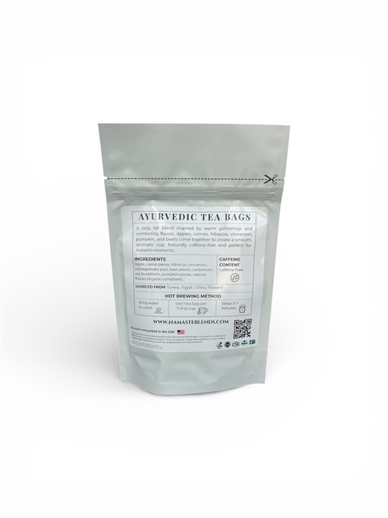 pumpkin pie herbal tea displayed in a minimalist setting with a white mug and warm neutral tones, caffeine free herbal tea with visible spices and pumpkin pieces, cozy spiced tea blend designed for daily wellness rituals and mindful living, fall tea aesthetic, herbal tea for comfort and warmth, wellness tea gift idea, tea presentation for self care and cozy lifestyle CAPTION Cozy, in every cup. SHORT DESCRIPTOR Daily support for comfort, warmth & cozy balance DESCRIPTION (SEO + conversión, tono premium) Pumpkin Pie is a caffeine free herbal tea inspired by warm, spiced flavors and simple, comforting rituals. This cozy blend combines fruits, spices, and pumpkin pieces to create a smooth, aromatic experience with a naturally sweet finish. Perfect for slow mornings, relaxed evenings, or anytime you want a sense of warmth and ease, it brings comfort into your daily routine—without effort. Crafted for those who enjoy familiar flavors and mindful moments, Pumpkin Pie turns every cup into a cozy ritual. ⸻ Key Benefits • Supports warmth and daily comfort • Encourages cozy, mindful rituals • Smooth, spiced and naturally sweet profile • Grounding and comforting experience • Supports overall wellness ⸻ CLOSING LINE Warmth you can feel. Si quieres, puedo ahora alinear todos tus productos en colecciones (Cozy, Calm, Digestive, Reset) para subir ventas 🔥